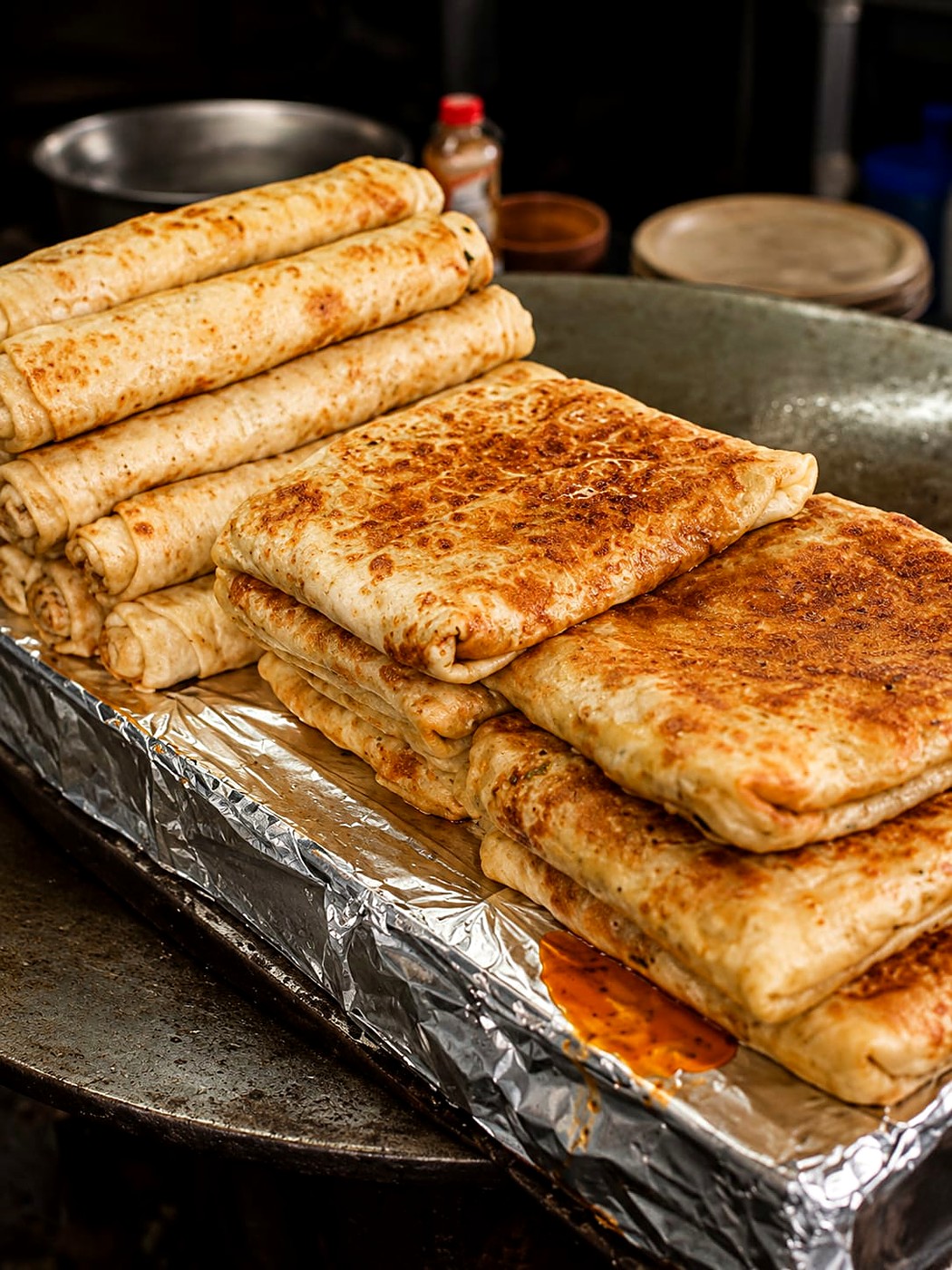 Fresh tandoor breads